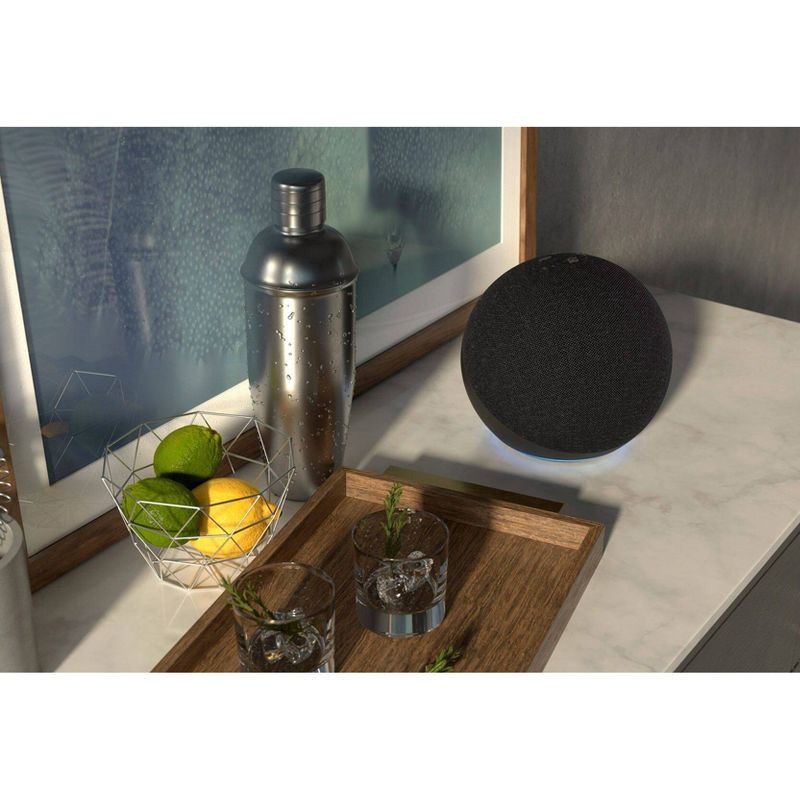 slide 7 of 7, Amazon Echo (4th Gen) - Smart Home Hub with Alexa - Charcoal, 1 ct