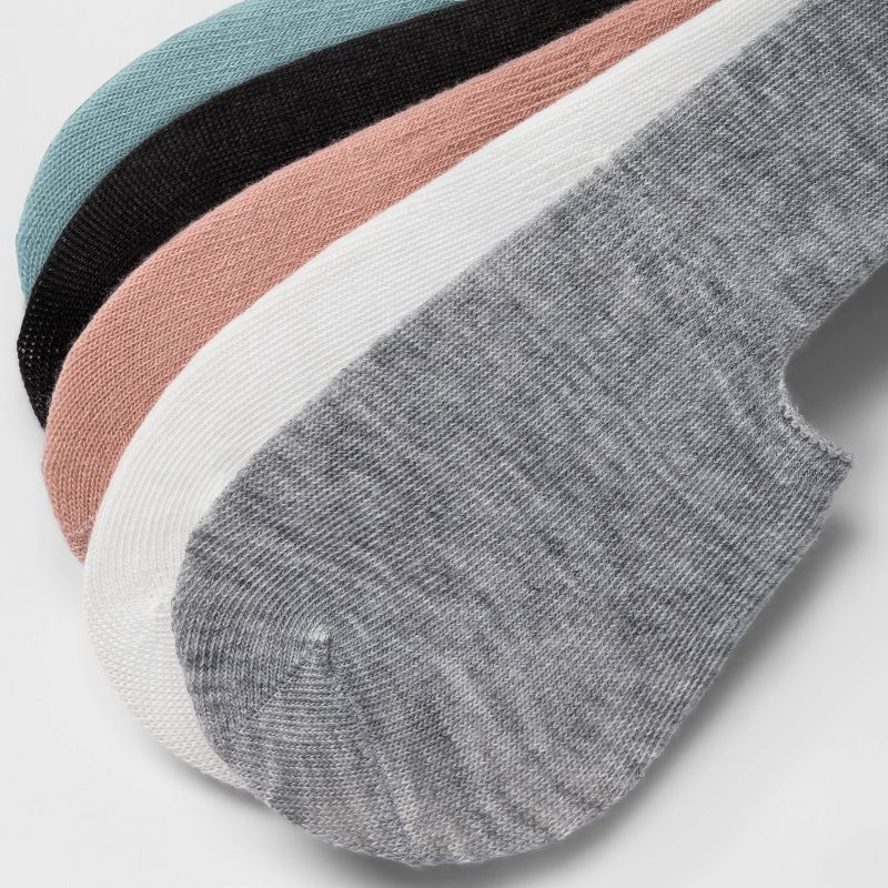 slide 3 of 3, Women's Pastel 8pk Liner Socks - Xhilaration™ Assorted Colors 4-10, 8 ct