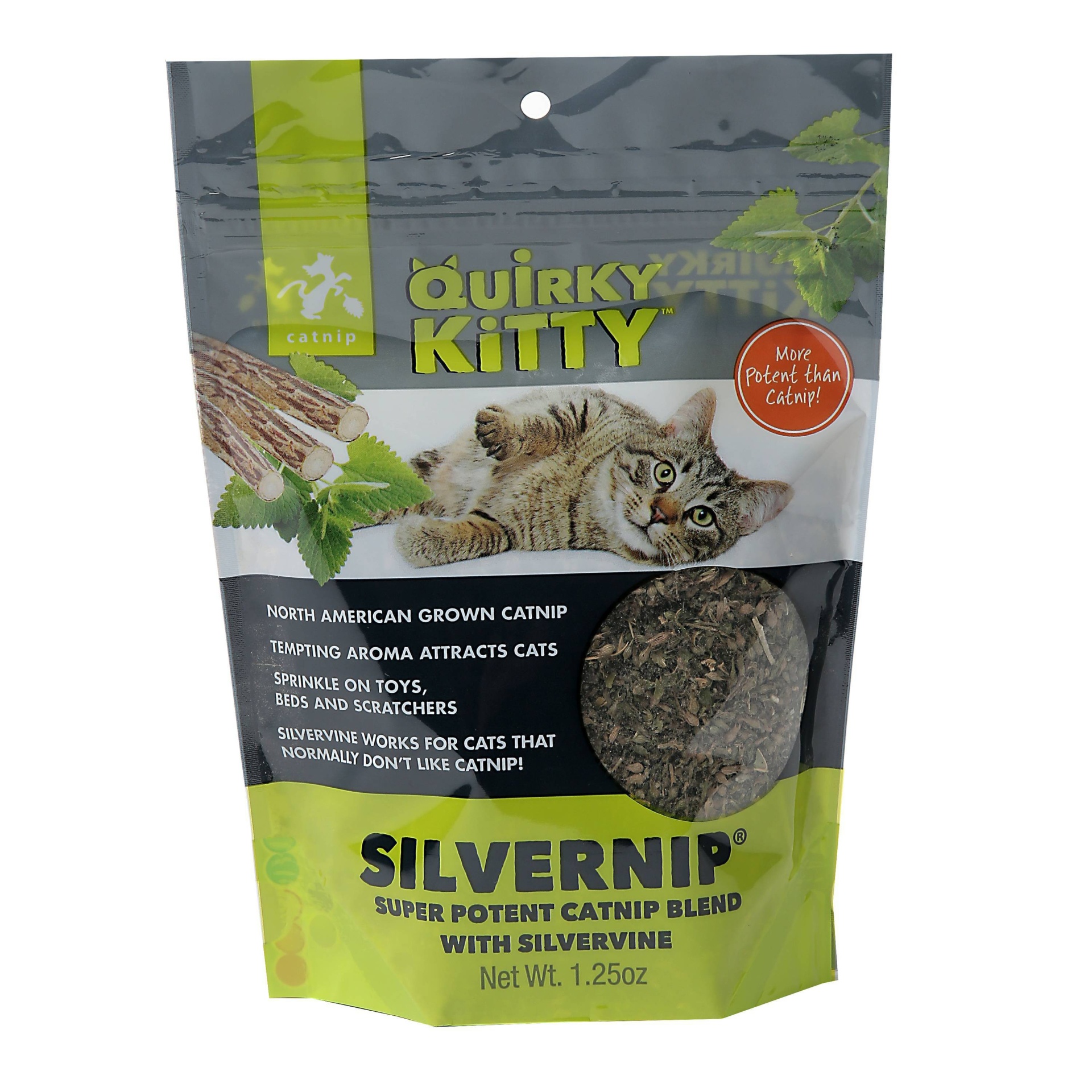 Quirky Kitty Silvervine & North American Catnip Blend Cat Treats - 1