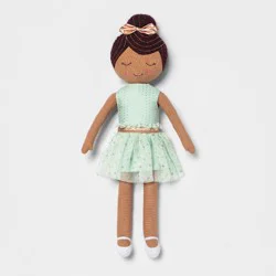 Ballerina Dress Kids' Throw Pillow Mint - Pillowfort™: Princess Theme, Novelty Plush, Indoor Use, OEKO-TEX Certified