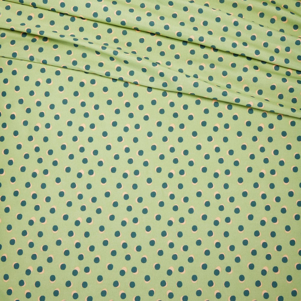 Twin Dotted Microfiber Sheet Set Green Pillowfort 1 ct Shipt