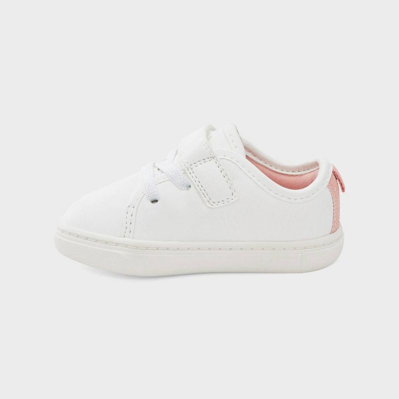 slide 2 of 4, Carter's Just One You® Baby Girls' Emily First Walker Sneakers - White 4: Infant Size, Hook & Loop Closure, 1 ct