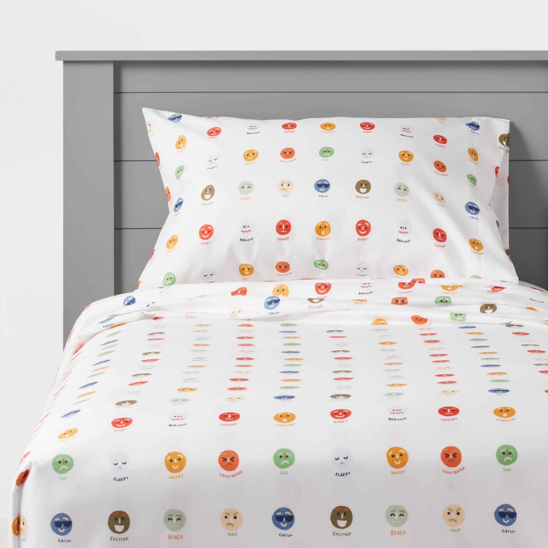 Twin Emoticons Microfiber Sheet Set Pillowfort 1 ct Shipt