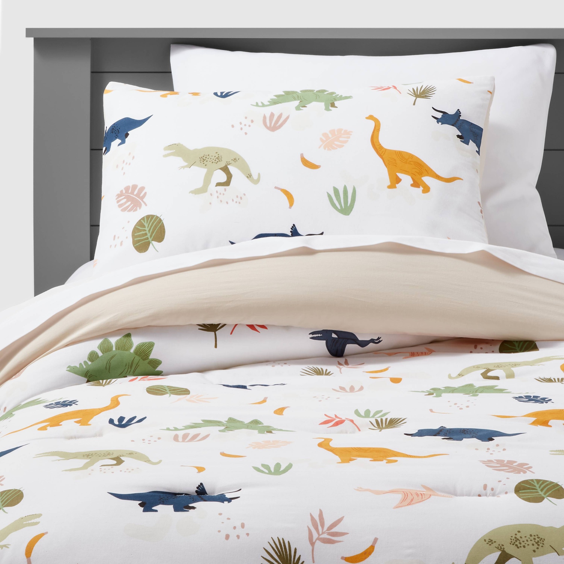 Twin Dinosaur Cotton Comforter Set - Pillowfort 1 ct | Shipt