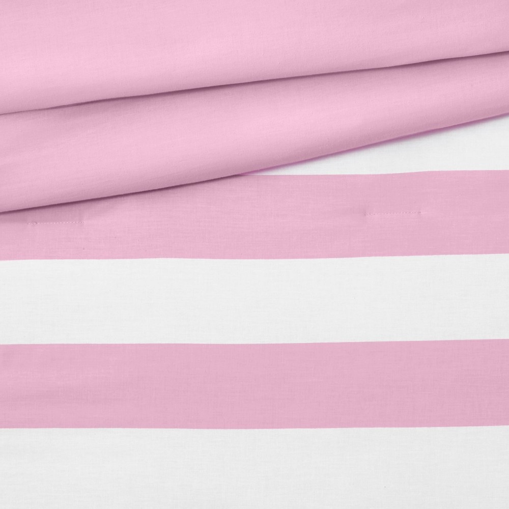 Twin Rugby Striped Cotton Comforter Set Purple Pillowfort 1 ct Shipt