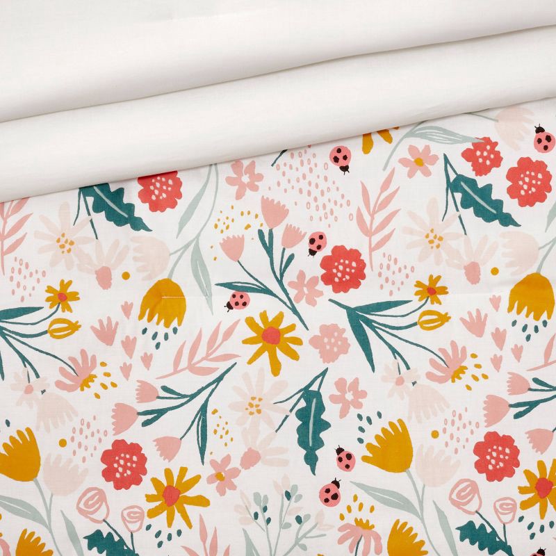 slide 2 of 3, Full/Queen Garden Floral Kids' Comforter Set - Pillowfort™, 1 ct