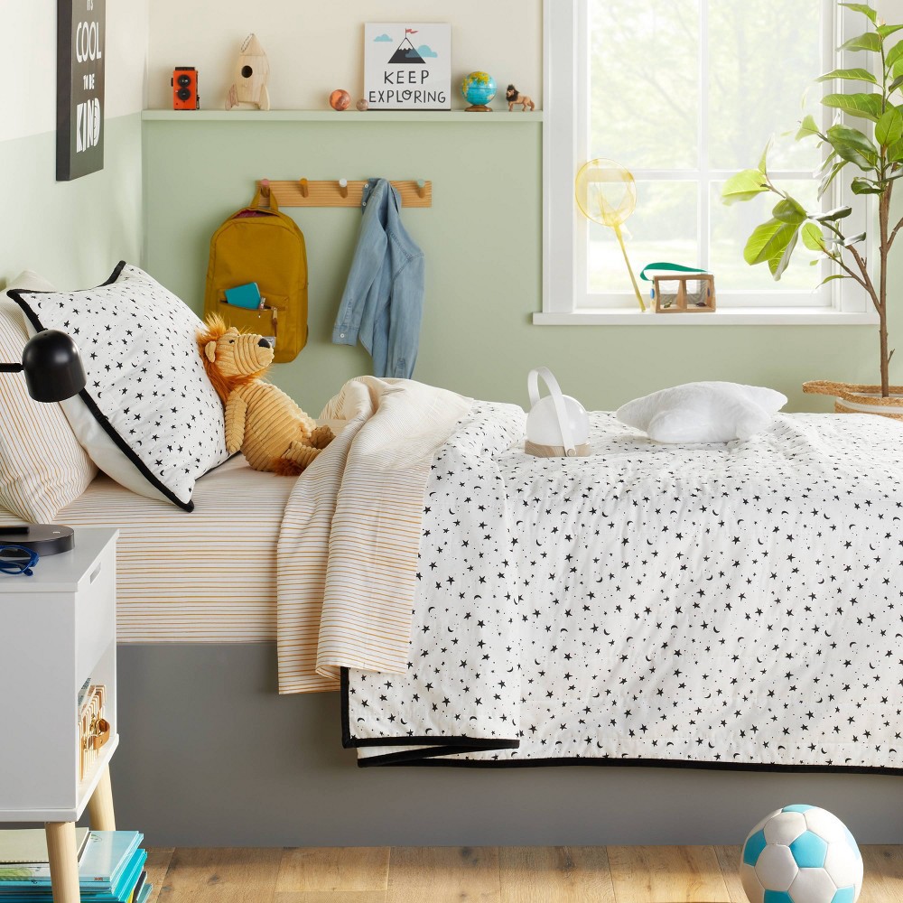 Twin Star Cotton Quilt Black Pillowfort 1 ct Shipt