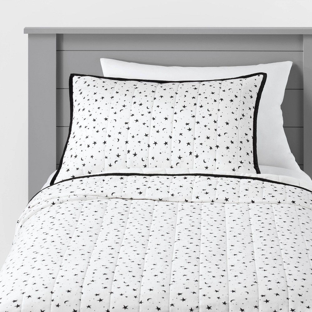 Twin Star Cotton Quilt Black Pillowfort 1 ct Shipt