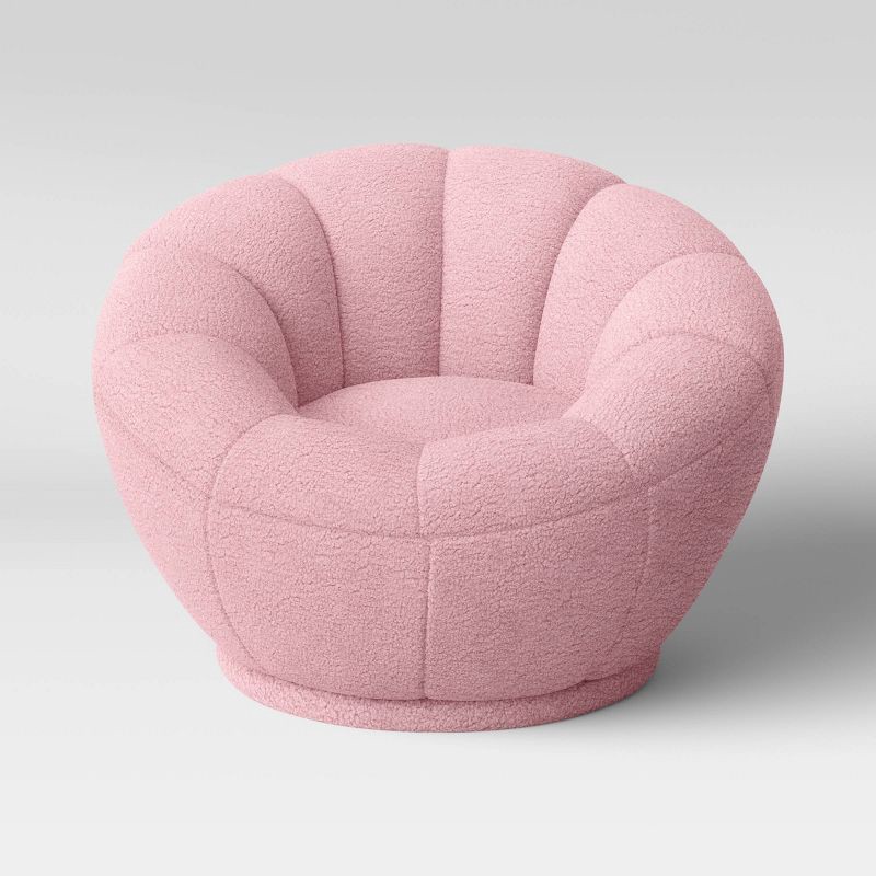 slide 3 of 4, Tulip Kids' Chair Pink - Pillowfort™, 1 ct