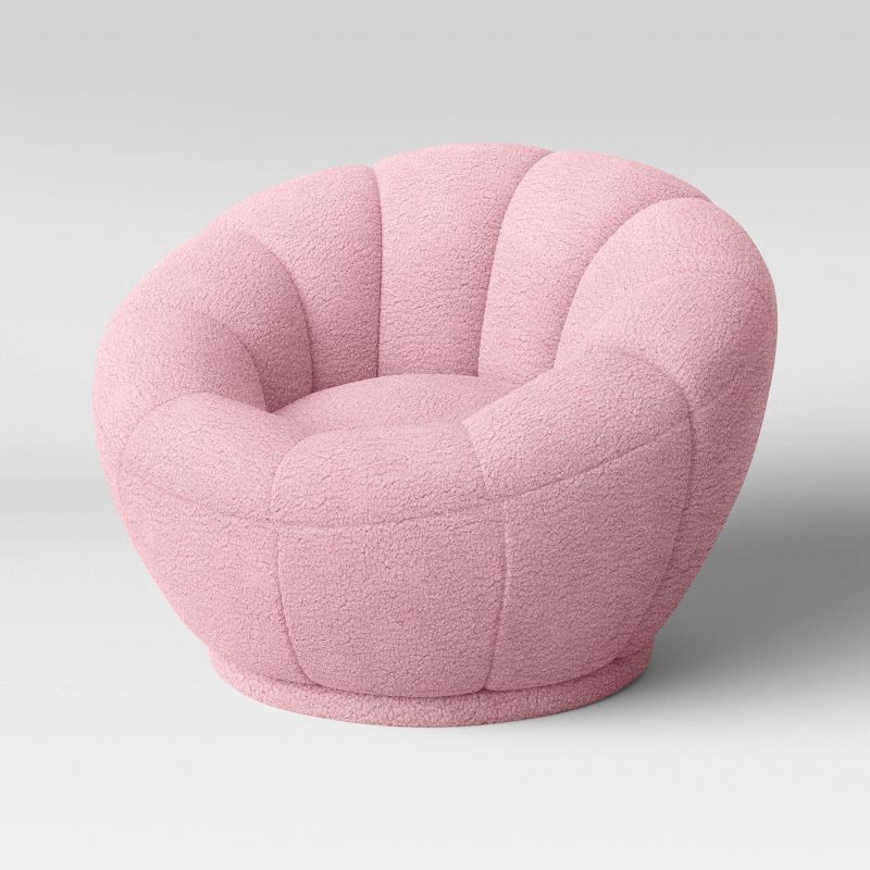 slide 1 of 4, Tulip Kids' Chair Pink - Pillowfort™, 1 ct