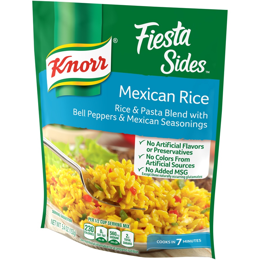 slide 4 of 5, Knorr Fiesta Sides Dish Mexican Rice, 5.4 oz