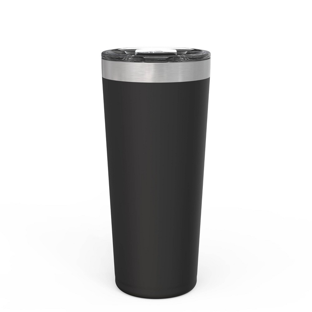 slide 2 of 6, Zak Designs Zak! Designs Double Wall Stainless Steel Latah Tumbler with Contour Lid - Black, 20 oz