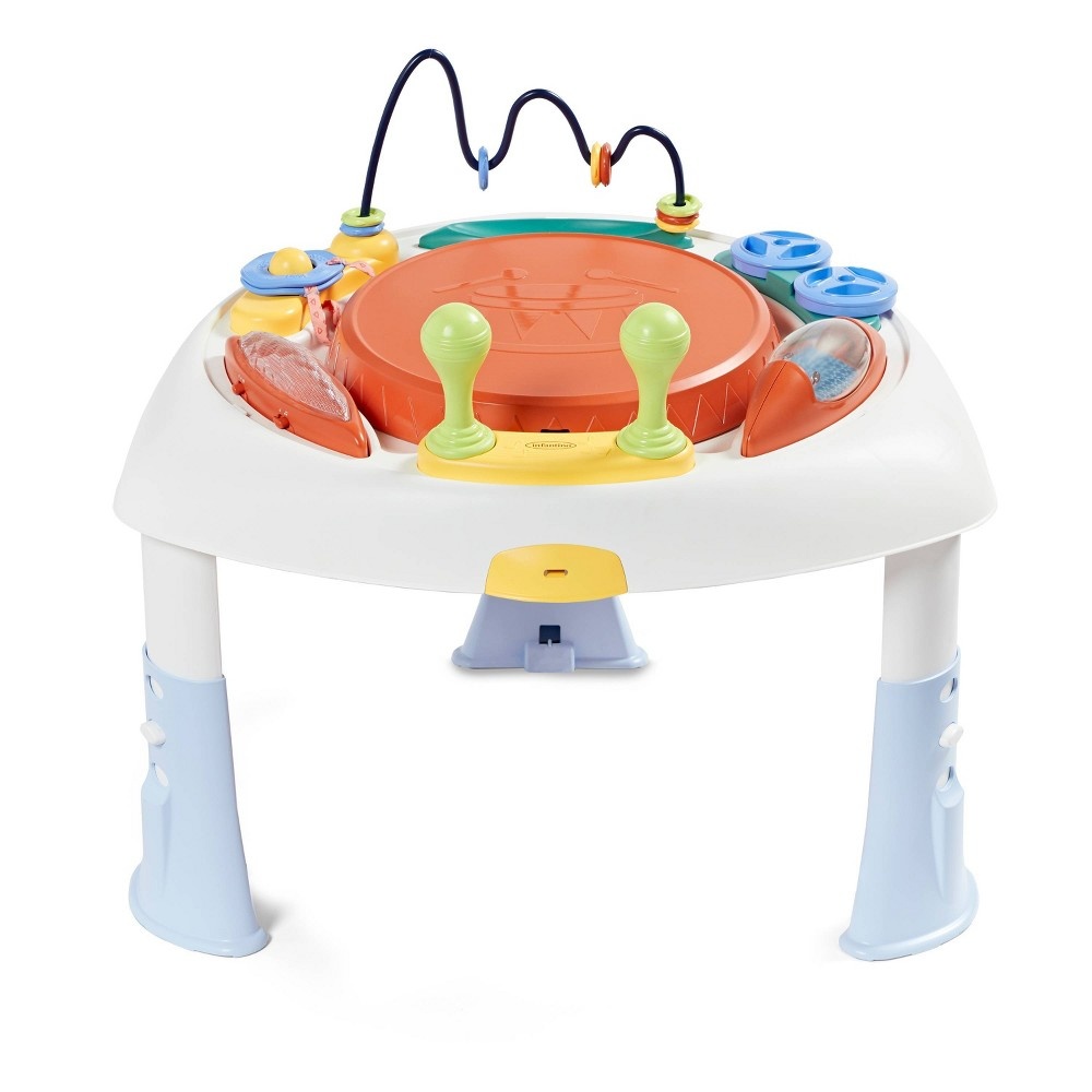slide 2 of 18, Infantino Go gaga! 3-in-1 Sit Play & Go Let's Make Music Entertainer & Play Table, 1 ct