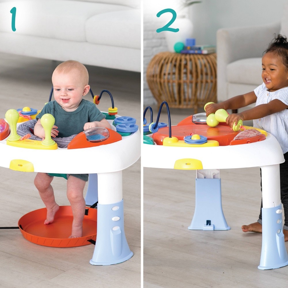 slide 3 of 18, Infantino Go gaga! 3-in-1 Sit Play & Go Let's Make Music Entertainer & Play Table, 1 ct