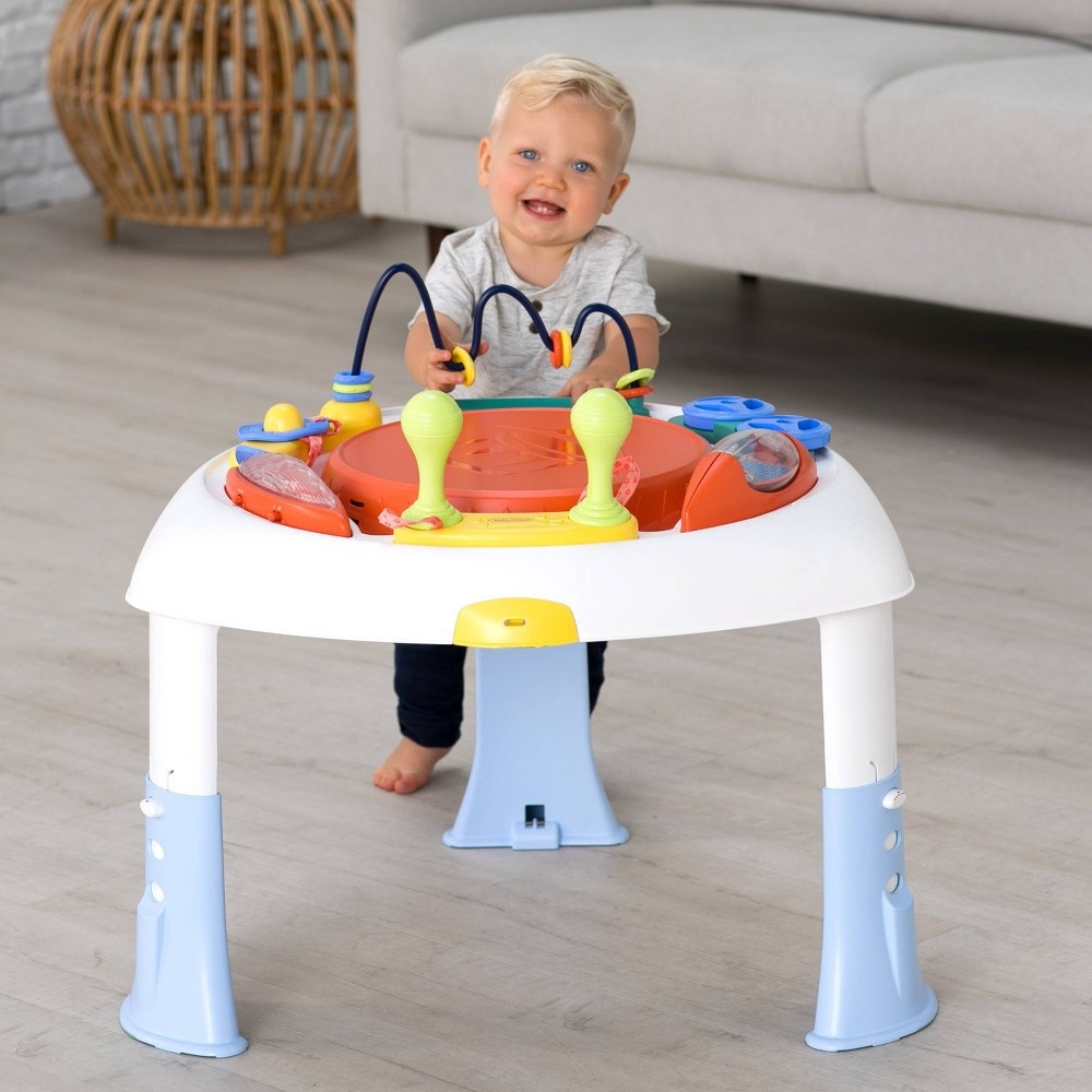 slide 12 of 18, Infantino Go gaga! 3-in-1 Sit Play & Go Let's Make Music Entertainer & Play Table, 1 ct