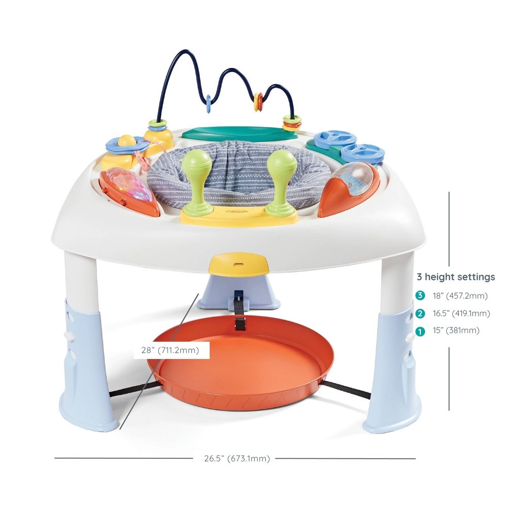 slide 8 of 18, Infantino Go gaga! 3-in-1 Sit Play & Go Let's Make Music Entertainer & Play Table, 1 ct