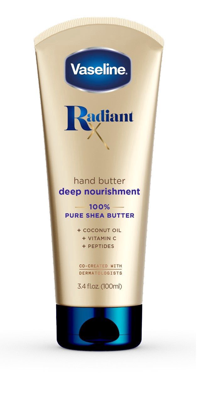 slide 1 of 1, Vaseline Radiant Deep Nourishment Hand Butter, 3.4 oz