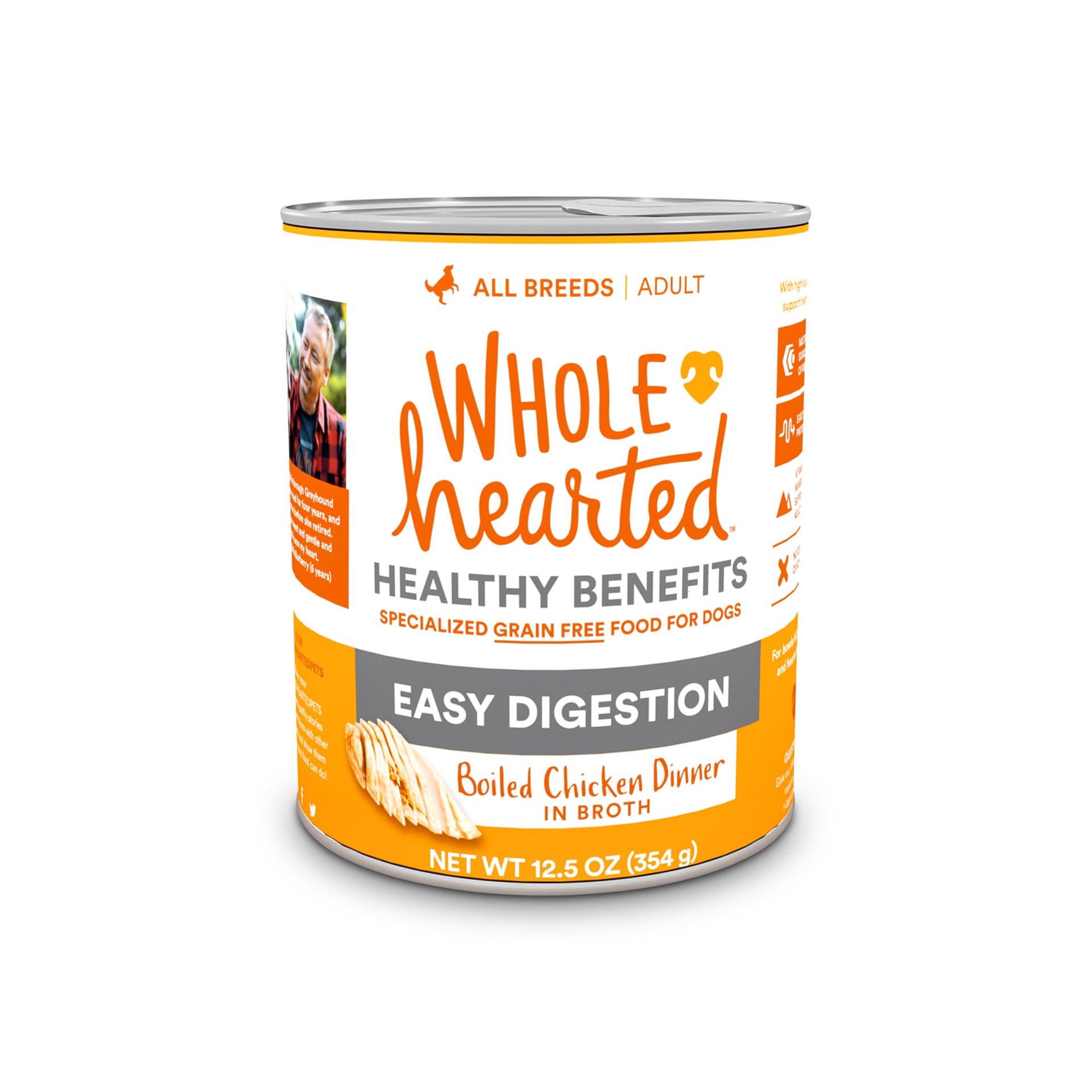 slide 1 of 1, WholeHearted Whd-Dog 12.5z Hb Boiled Chkn, 12.5 oz