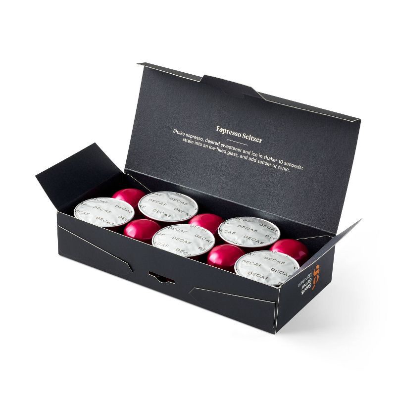 slide 4 of 4, Signature Decaf Espresso Roast Lentado Pods Coffee - 10ct - Good & Gather™, 10 ct