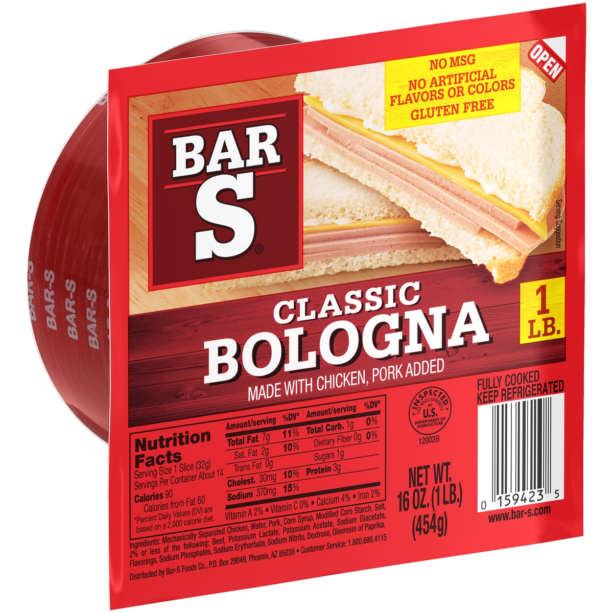 slide 2 of 11, Bar-S Classic Bologna, 16 oz