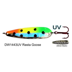 Dw1443 UV Rasta Goose Salmon Spoon