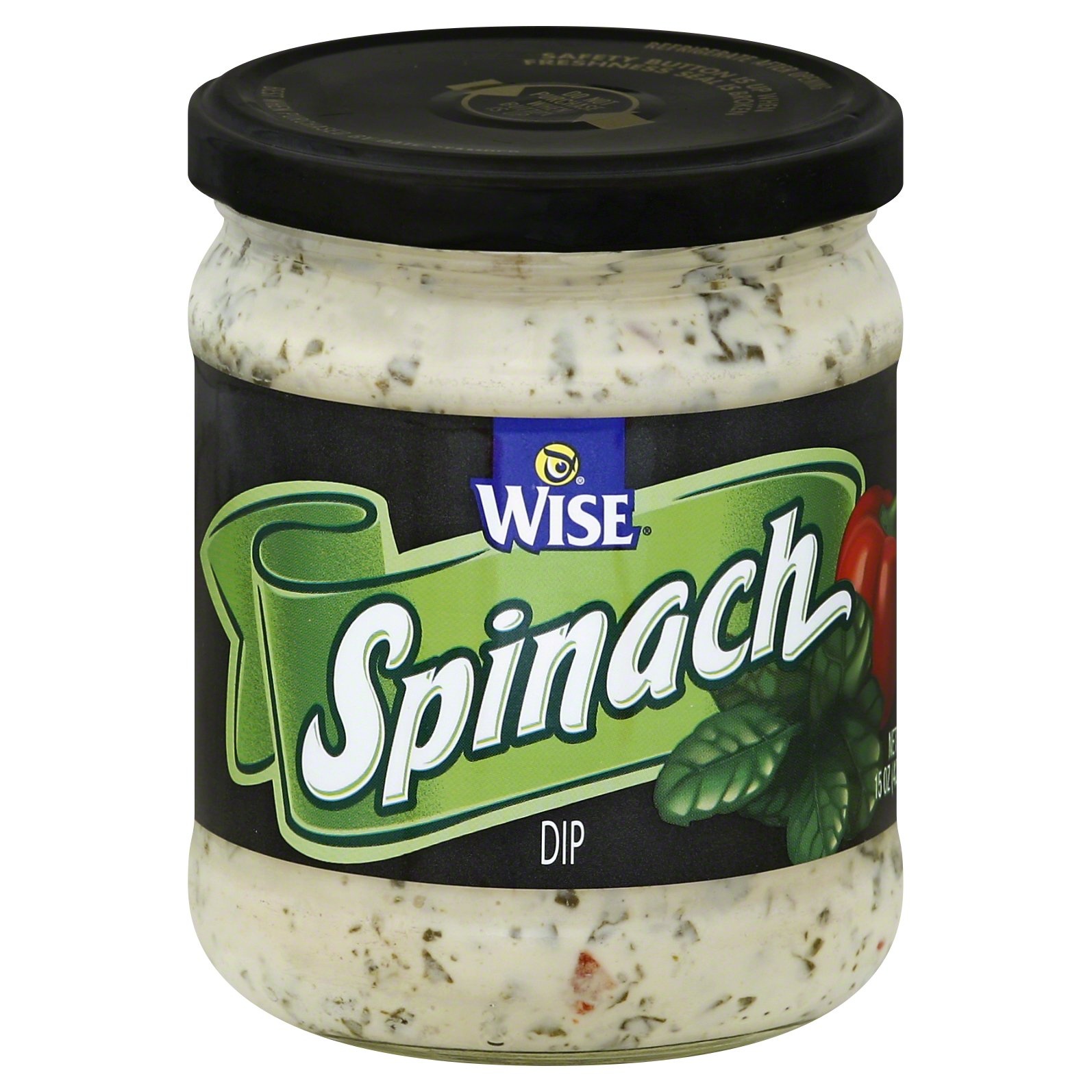 slide 1 of 1, Wise Spinach Dip, 15 oz