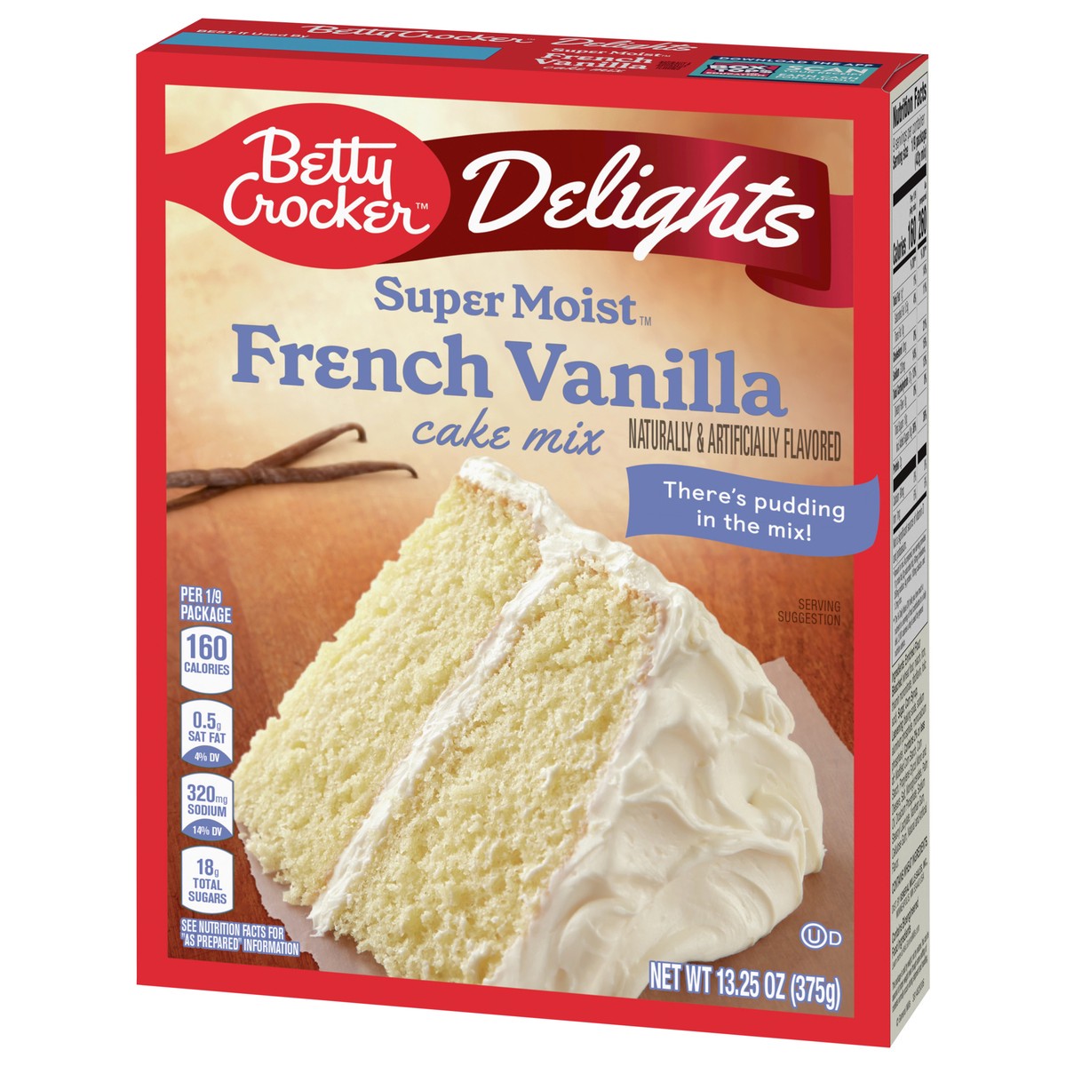 slide 5 of 13, Betty Crocker Delights Supermoist French Vanilla Cake Mix, 13.25 OZ, 13.25 oz