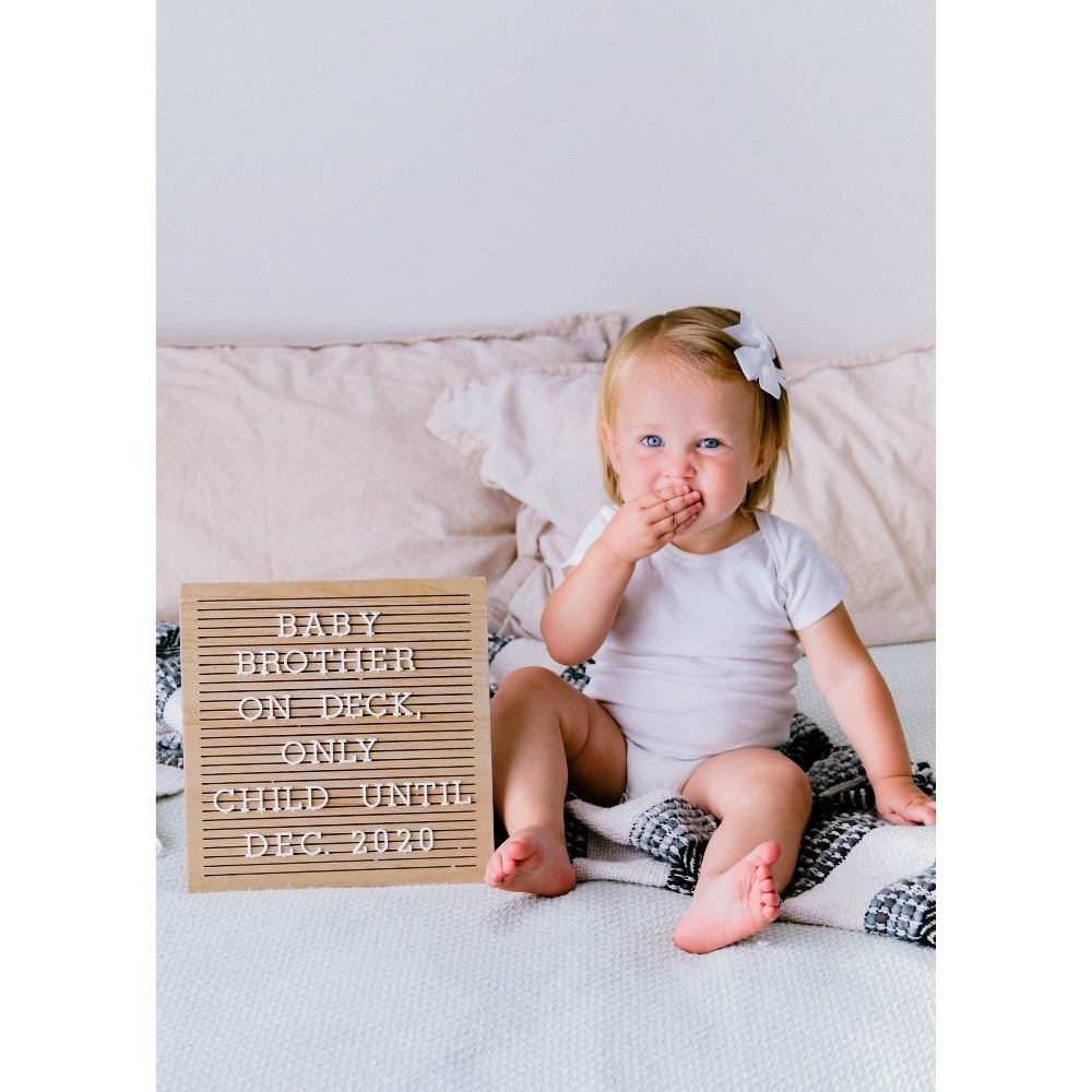 slide 4 of 7, Pearhead Wooden Letterboard, 1 ct