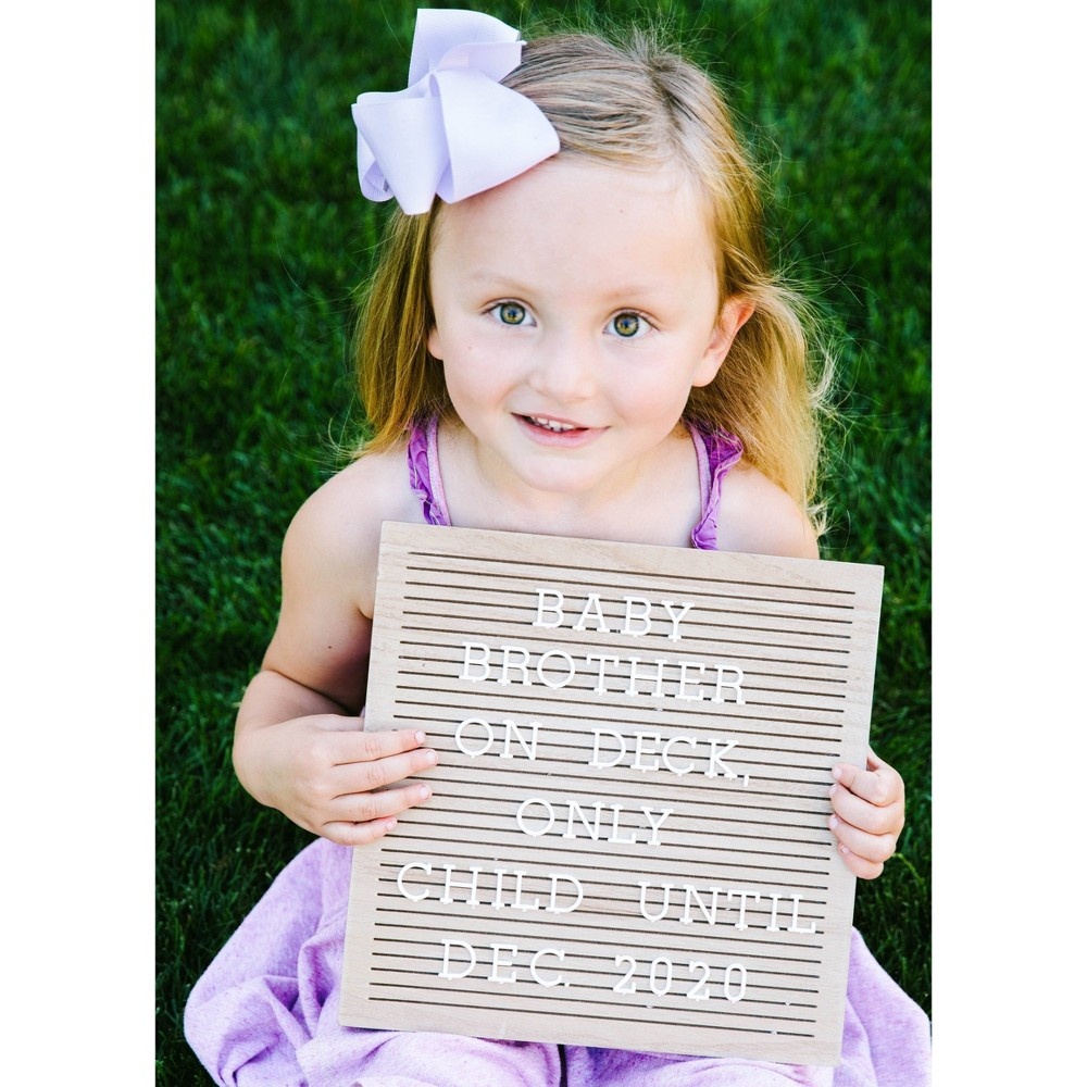 slide 5 of 7, Pearhead Wooden Letterboard, 1 ct