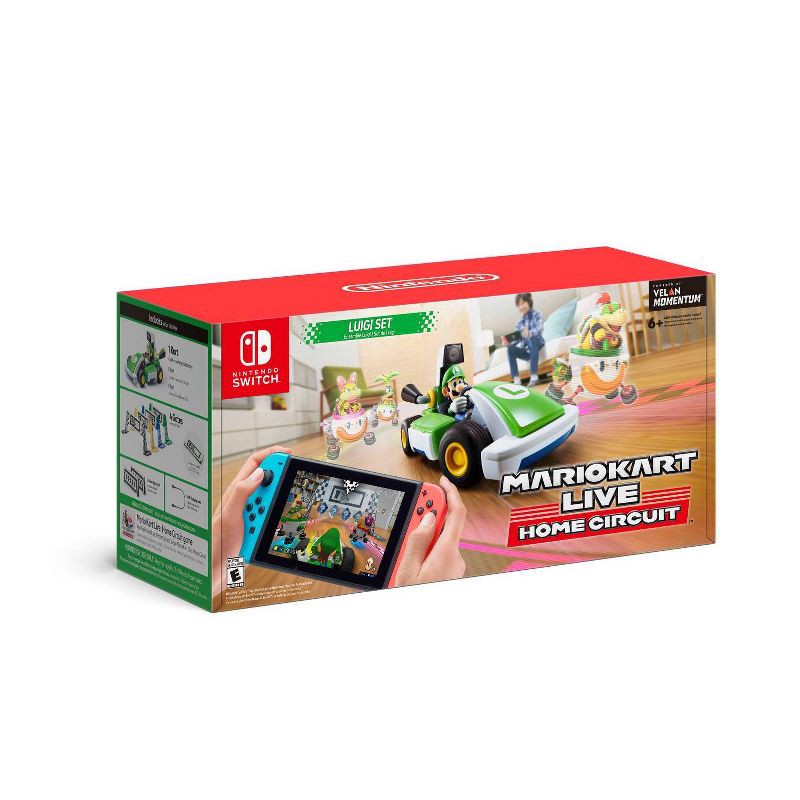 slide 1 of 1, Nintendo Mario Kart Live: Home Circuit - Luigi Set, 1 ct