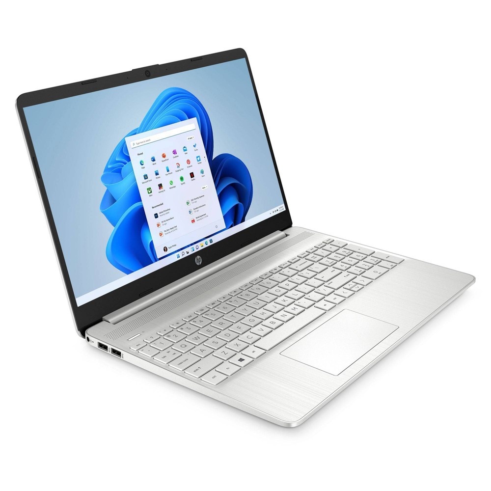slide 3 of 9, HP Inc. HP 15.6" Laptop with Windows Home in S mode - AMD Athlon Processor - 4GB RAM Memory - 256GB SSD Storage - Natural Silver (15-ef1040nr), 1 ct