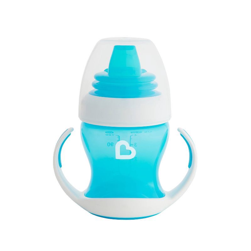 slide 1 of 6, Munchkin Gentle Transition Trainer Cup 4oz - Blue, 4 oz