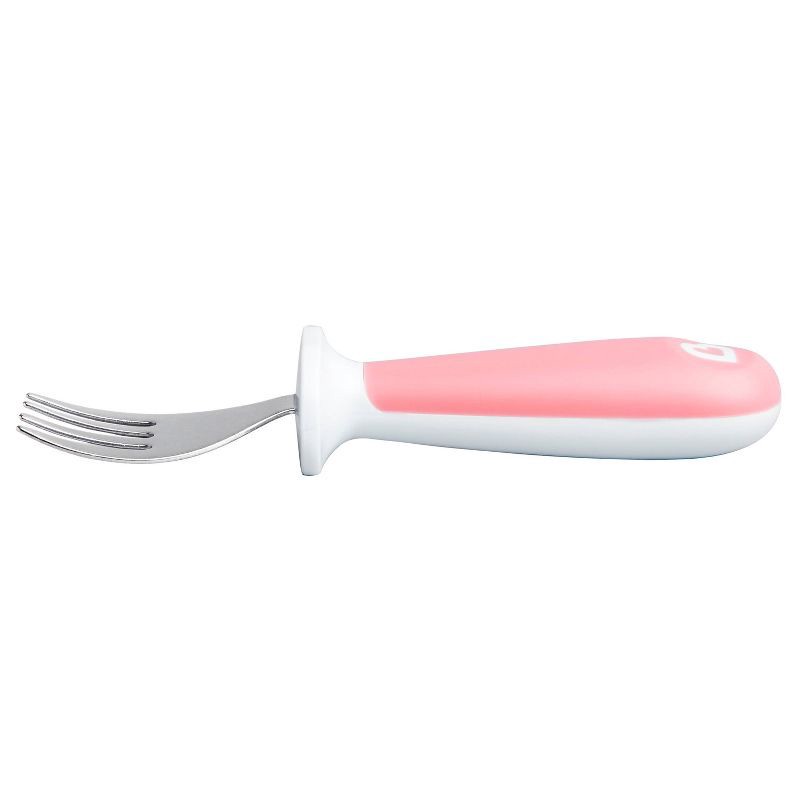 slide 4 of 6, Munchkin Raise Toddler Fork and Spoon Set - 2pk – Pink, 1 ct