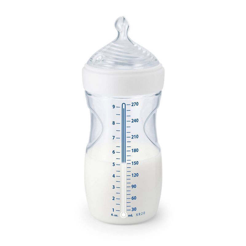 slide 2 of 6, NUK Simply Natural Bottle with SafeTemp - Neutral - 9oz, 9 oz