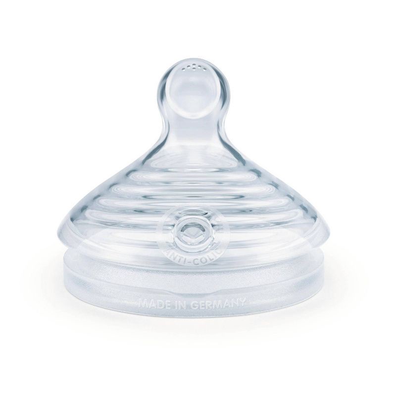 slide 3 of 6, NUK Simply Natural Bottle with SafeTemp - Neutral - 9oz, 9 oz