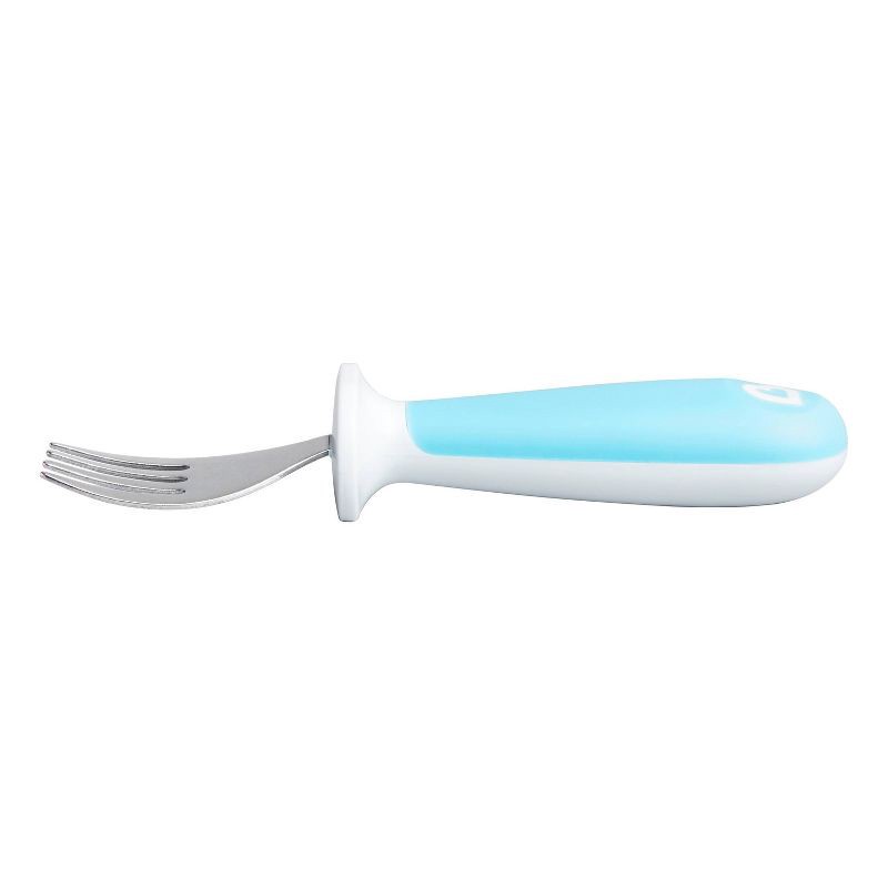 slide 4 of 6, Munchkin Raise Toddler Fork and Spoon Set - 2pk – Blue, 1 ct