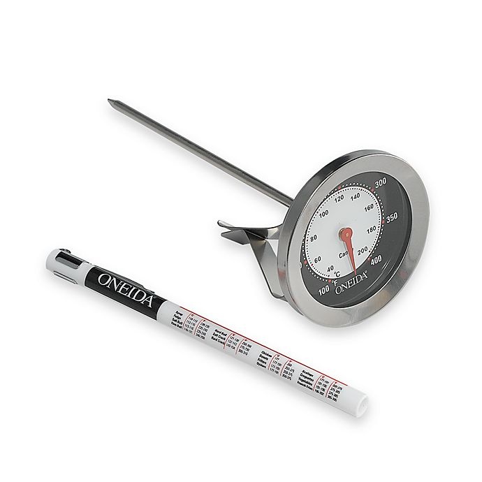 slide 1 of 1, Oneida Pro Accessories Metal Candy and Deep Fry Cooking Thermometer, 1 ct