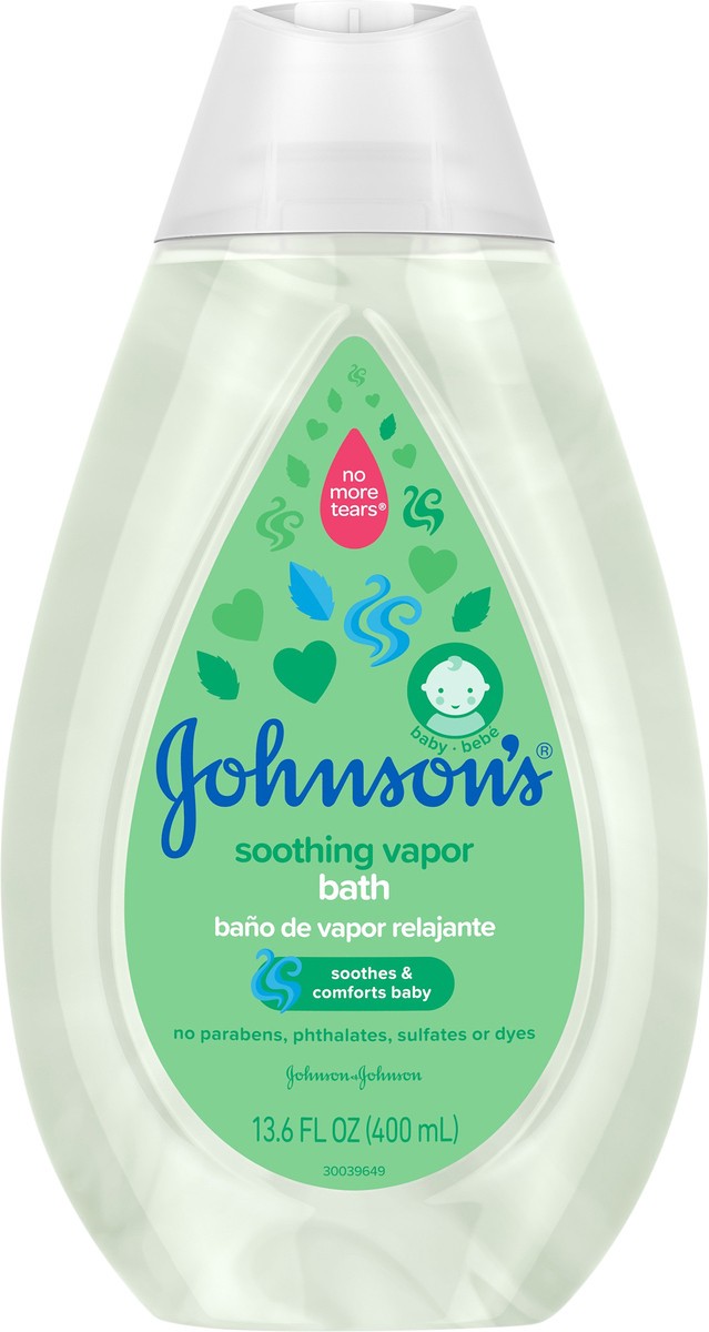 slide 5 of 7, Johnson's Baby Soothing Vapor Bath Wash, 13.6 fl oz