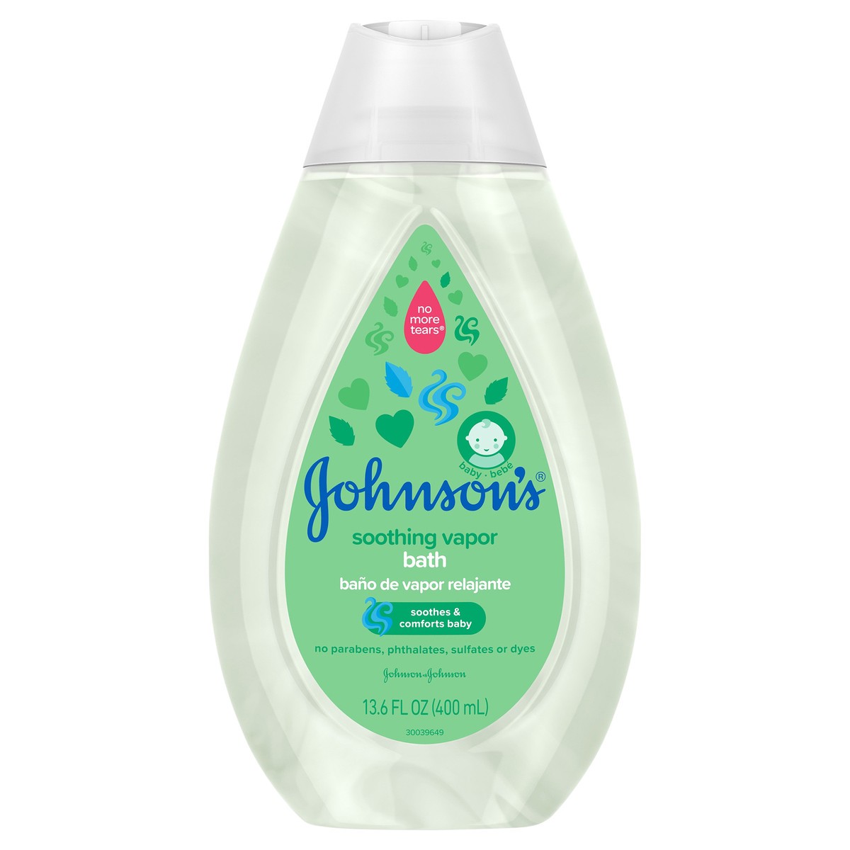 slide 1 of 7, Johnson's Baby Soothing Vapor Bath Wash, 13.6 fl oz