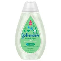 Johnson's Baby Vapor Bath with Soothing Aromas to Relax Babies, Tear-Free & Hypoallergenic Liquid Baby Bath Formula, No Parabens, Sulfates, Dyes, or Phthalates, 13.6 fl. oz