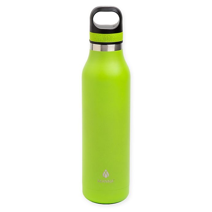 slide 1 of 1, Manna Organics Ranger Sport Stainless Steel Insulated Water Bottle - Lime, 24 oz