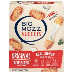 Big Mozz Mozz Sticks Original Mini Bite-Sized Nuggets 13.44 oz