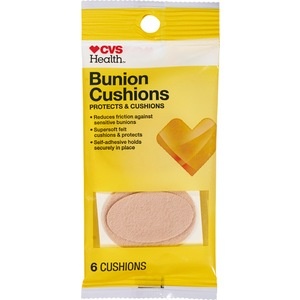slide 1 of 1, CVS Health Bunion Cushions, 6 ct