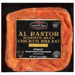 Denmark Foods Arizona Fresh Al Pastor Seasoned Diced Chicken Breast