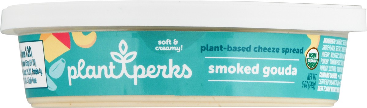 slide 11 of 14, Plant Perks Plant-Based Smoked Gouda Cheeze Spread 5 oz, 5 oz