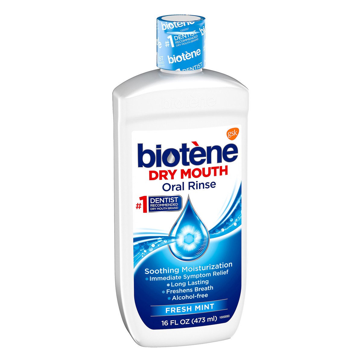 slide 2 of 7, Biotène Dry Mouth Fresh Mint Oral Rinse 16 oz, 16 fl oz