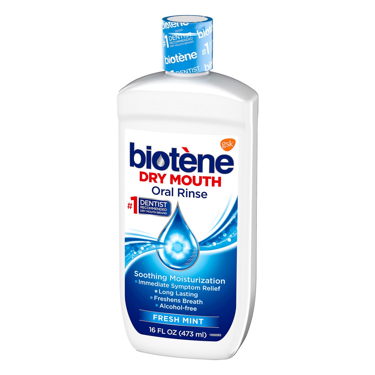 slide 3 of 7, Biotène Dry Mouth Fresh Mint Oral Rinse 16 oz, 16 fl oz