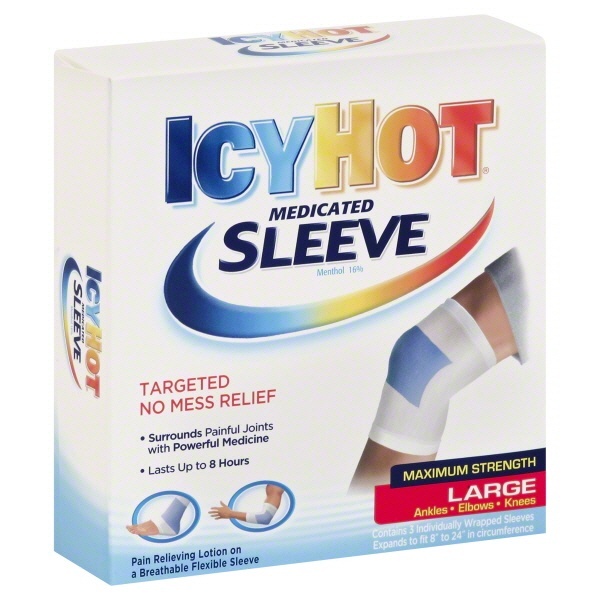 Icy Hot Maximum Strength Large Medicated Sleeve 3 ct | Shipt