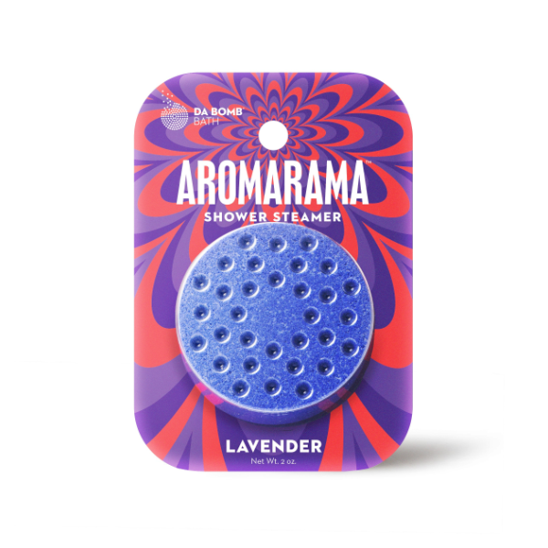slide 1 of 1, Da Bomb Aromarama Lavender Shower Steamer, 2 oz