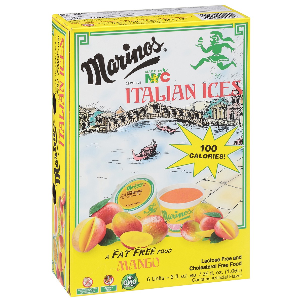 slide 10 of 17, Marino's Fat Free Mango Italian Ices 6 - 6 fl oz Units, 6 ct; 6 fl oz